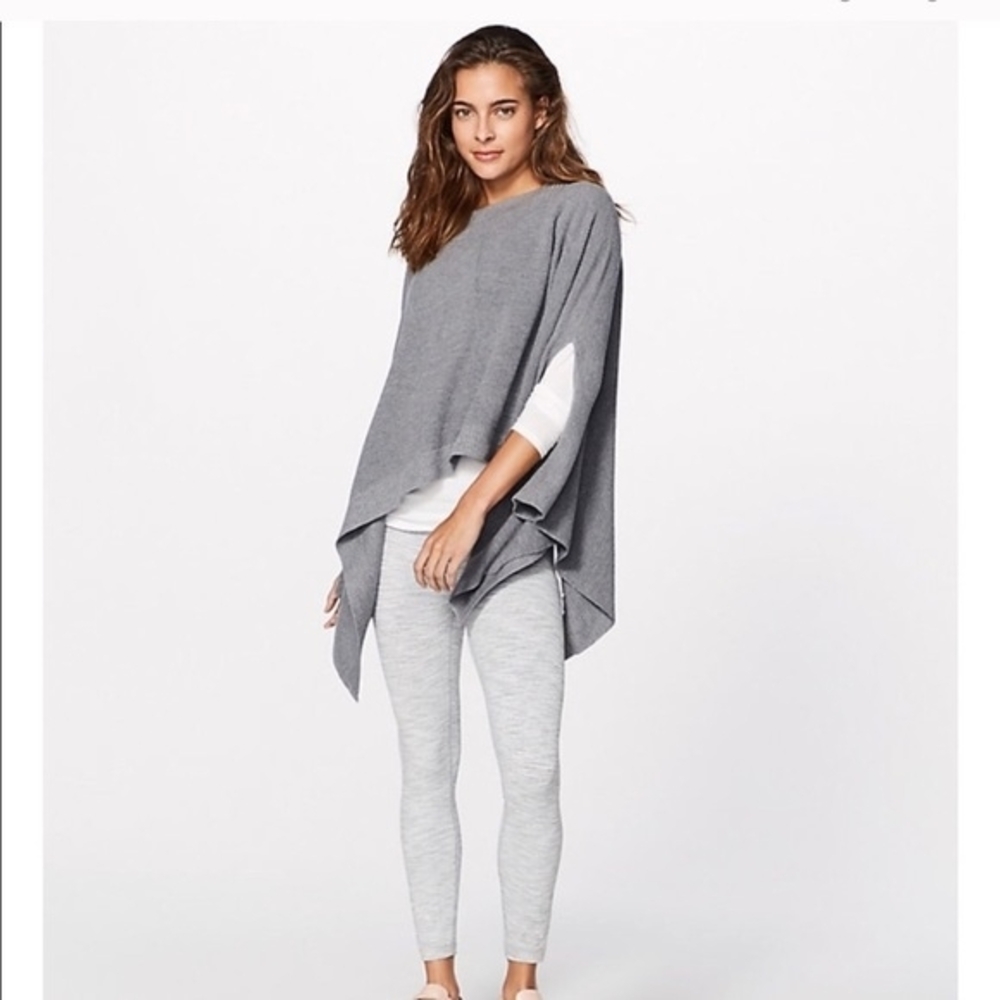Lululemon Forward Flow Heathered Medium Gray Waff… - image 2